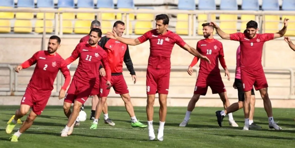 حضور مدافع مغضوب گل محمدی در تمرین امروز+ عکس