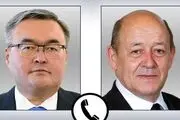 تماس تلفنی وزاری خارجه قزاقستان و فرانسه
