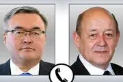 تماس تلفنی وزاری خارجه قزاقستان و فرانسه