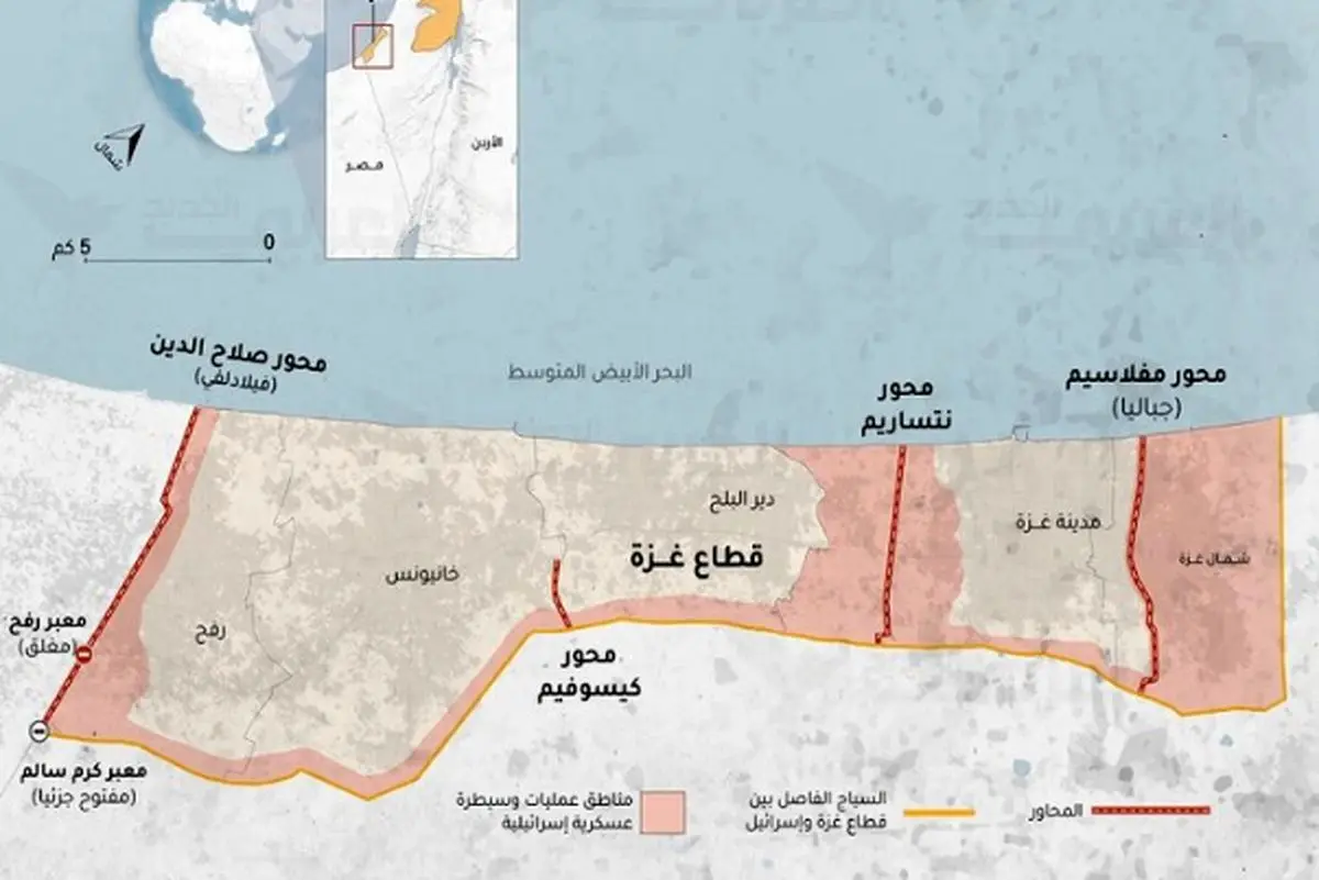 طرح جداسازی اسرائیل برای غزه