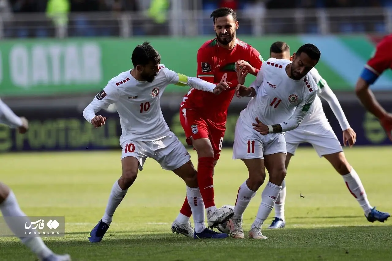 برد شیرین ایران مقابل لبنان/گزارش تصویری