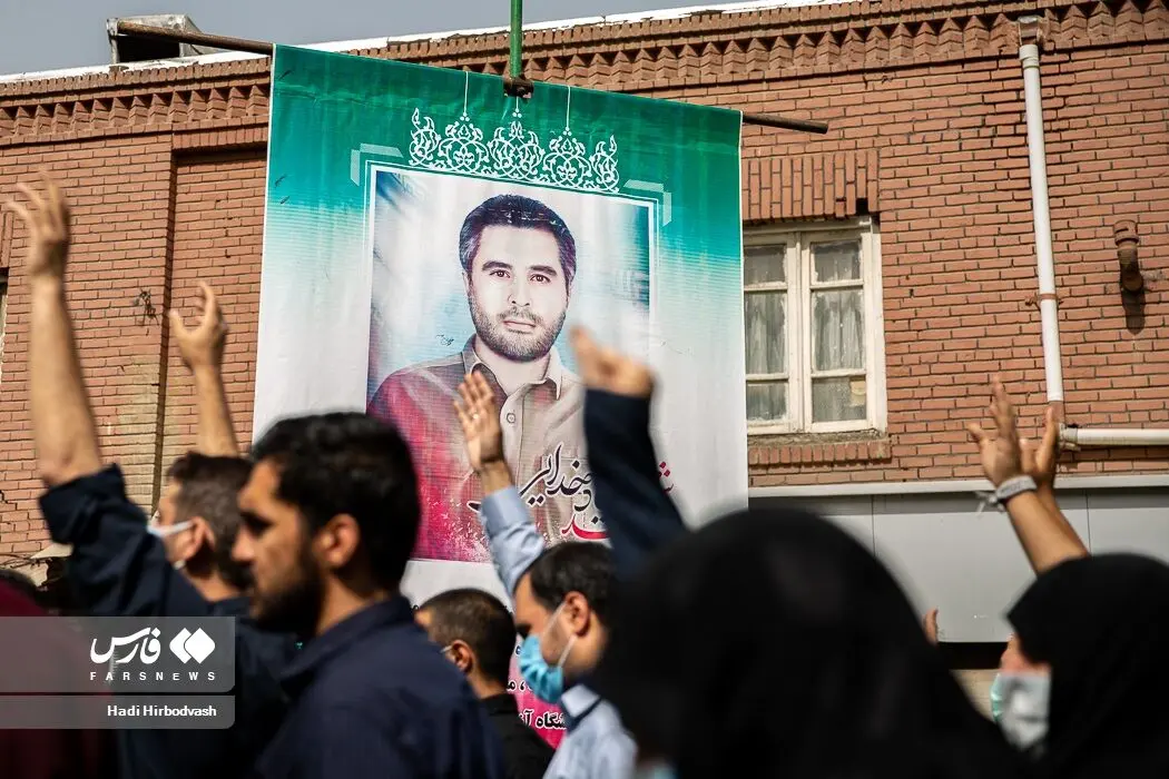 مراسم تشییع پیکر شهید صیاد خدایی/گزارش تصویری