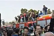 گلایه آتش‌نشان حادثه پلاسکو از سلفی گرفتن‌های مردم