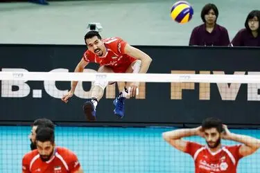 والیبال ایران و آمریکا