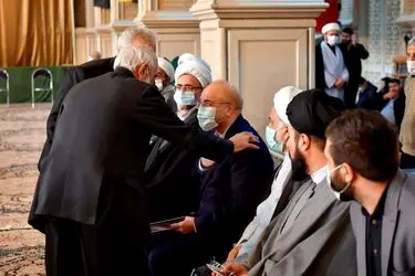 حضور قالیباف در مراسم ختم آیت الله مجتهد شبستری