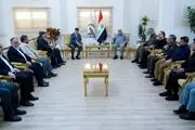 دیدار فرمانده الحشد الشعبی با سردار رادان در بغداد + عکس
