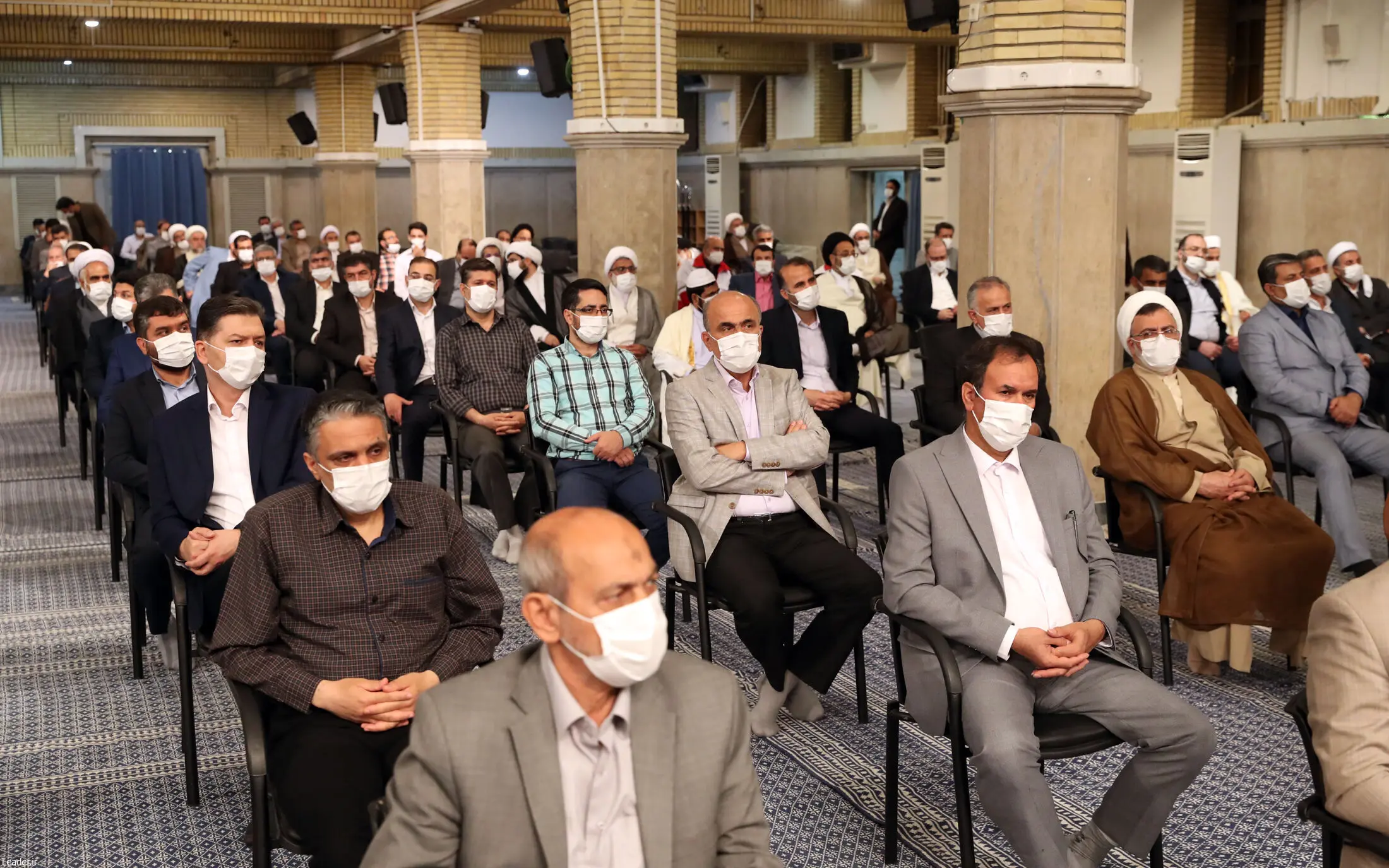 کارگزاران حج و زیارت با رهبر انقلاب دیدار کردند/گزارش تصویری
