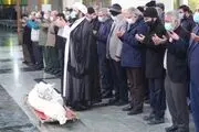 تطهیر پیکر سردار عبدالرسول استوار در بهشت زهرا
