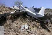 سقوط یک هواپیمای بدون سرنشین در جاسک