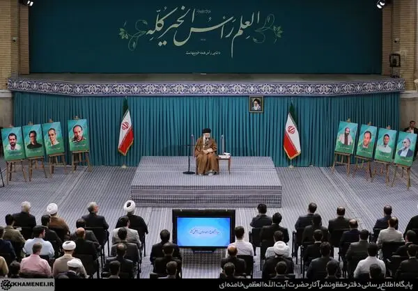 دیدار نخبگان و استعدادهای برتر علمی با حضرت آیت‌الله خامنه‌ای/گزارش تصوصری