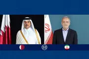 پزشکیان به امیر قطر پیام داد
