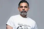 چهره ویژه سینما در ورزشگاه؛ هنرمند ایرانی تماشاگر بازی ایران و بلژیک+ عکس