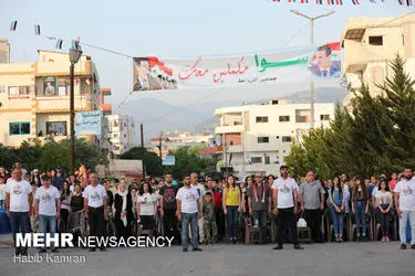 جشن پیروزی بشار اسد