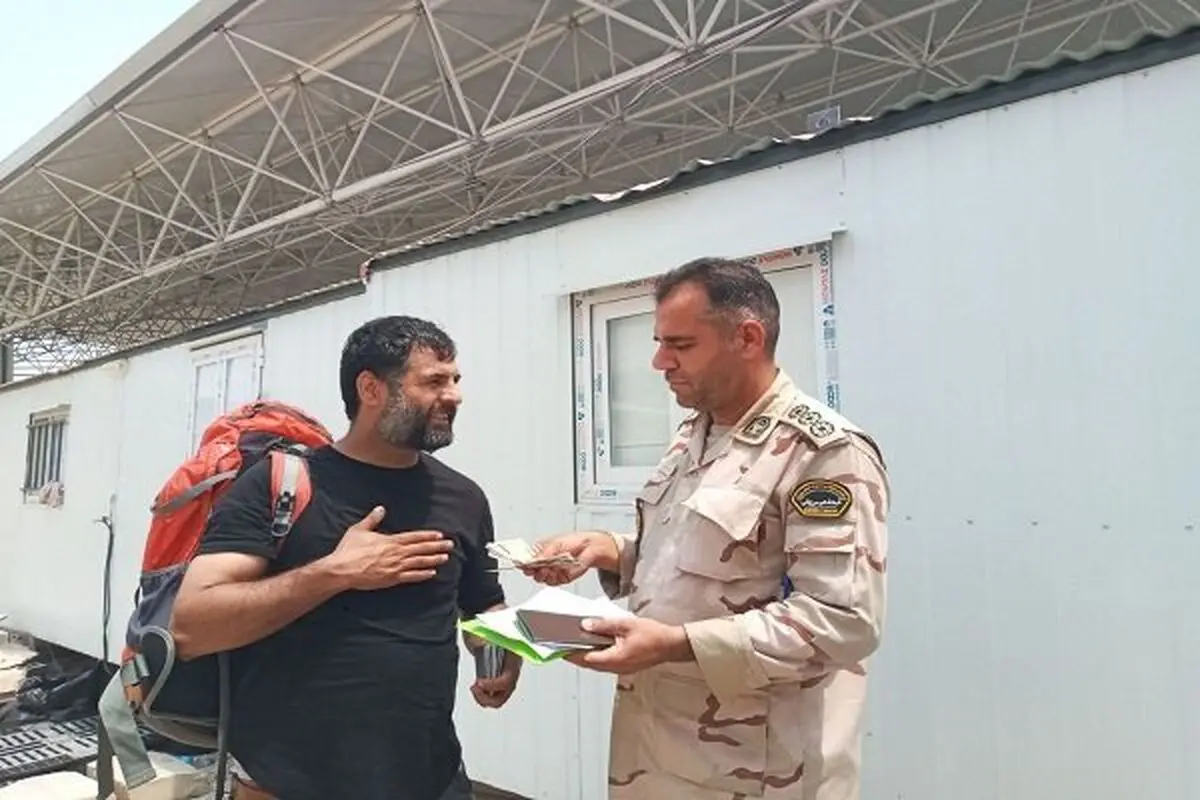 کیف میلیونی به زائر اربعین بازگردانده شد