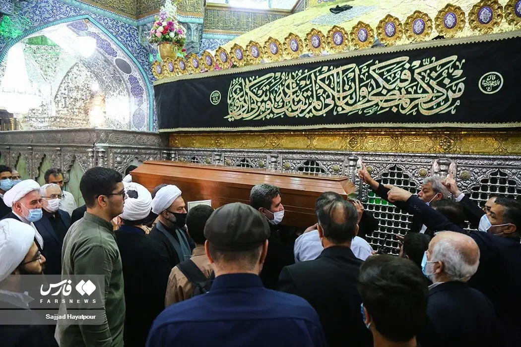 تشییع همسر آیت‌الله جوادی آملی در قم/گزارش تصویری