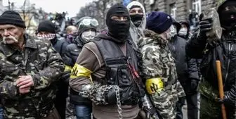 استفاده شبه‌نظامیان اوکراین از مدارس به عنوان مقر نظامی