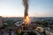 آتش سوزی گسترده در شمال لندن