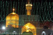 آذین‌بندی حرم‌رضوی در آستانه میلاد حضرت محمد(ص)/گزارش تصویری