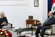  دیدار فرستاده سازمان ملل با رئیس جمهور عراق 