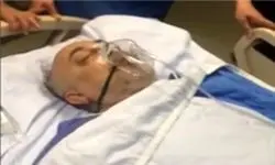 علی‌اکبر صالحی روی تخت بیمارستان + فیلم