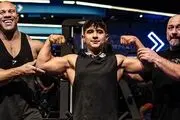 فیگور پسر هادی چوپان؛ پسر روی دست پدر زد!
