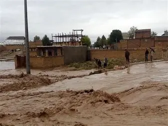 سیلاب به بخش هایی از استان خسارت وارد کرده است