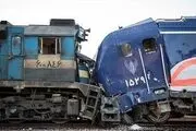 برخورد قطار با خودرو پراید در محور ریلی ساری