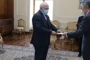 سفیر جدید پرتغال رونوشت استوارنامه خود را تسلیم ظریف کرد