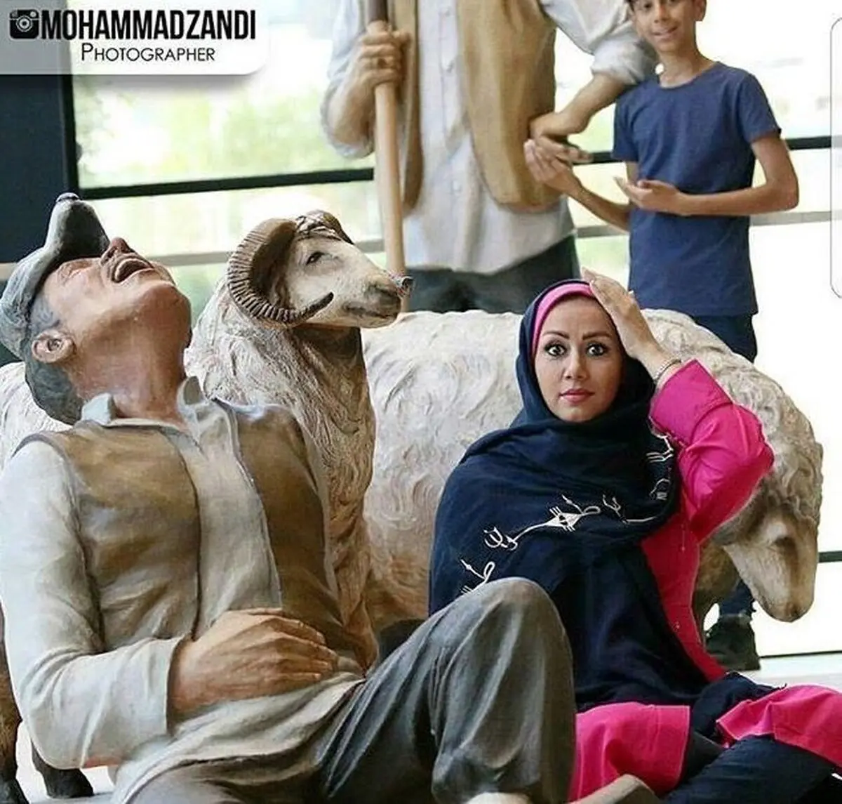  عکس متعجب خاله قاصدک/ عکس