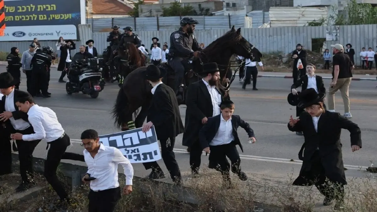 حمله حریدی‌ها به خانه رئیس پلیس اسرائیل