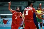 پیروزی ایران در والیبال قهرمانی مردان آسیا