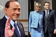 نخست‌وزیر سابق ایتالیا همسر ماکرون را مورد تمسخر قرار داد