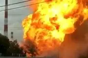 آتش‌سوزی مهیب در نیروگاه برق در مسکو 