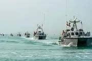رژه شناورهای نیروی دریایی سپاه در خلیج فارس/گزارش تصویری