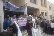 خیابان های سیستان هم آغشته به شیر شد