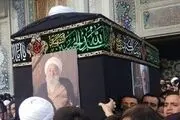 پیکر آیت‌الله شاه‌آبادی در قم تشییع شد