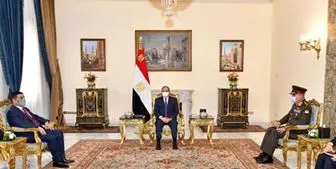 وزیر دفاع عراق با رئیس‌جمهور مصر دیدار کردند