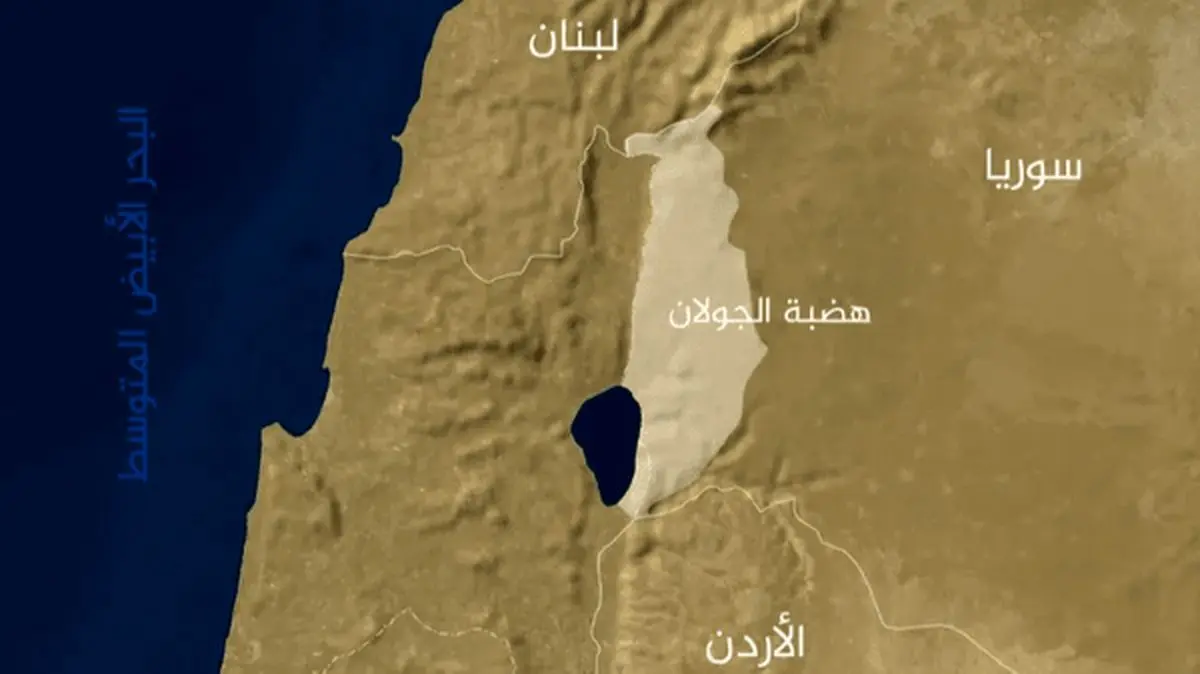 جولان از مرزهای سوریه محو شد