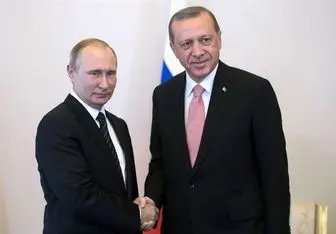 گفتگوی پوتین و اردوغان درباره تاسیس منطقه امن در سوریه 
