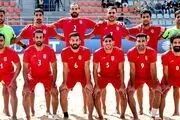 برد فوتبال ساحلی ایران مقابل امارات در تورنمنت بلاروس 