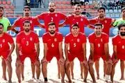 برد فوتبال ساحلی ایران مقابل امارات در تورنمنت بلاروس 