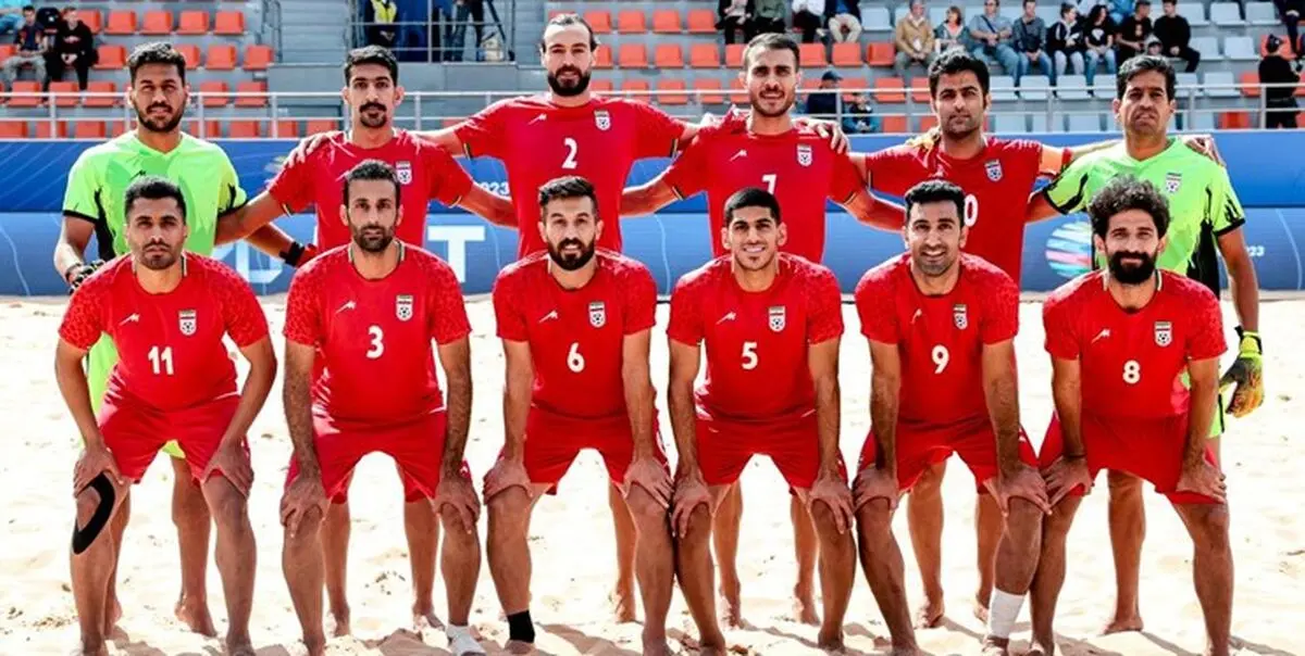 برد فوتبال ساحلی ایران مقابل امارات در تورنمنت بلاروس 