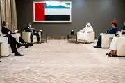 دیدار برایان هوک با وزیرخارجه امارات 