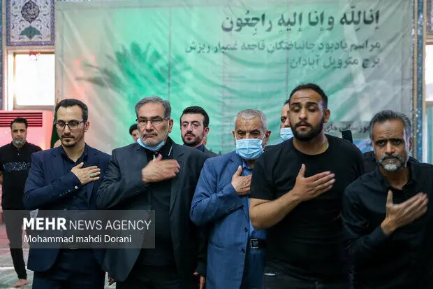 حضور چهره‌ها در مراسم یادبود جان‌باختگان متروپل/گزارش تصویری