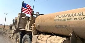 انتقال تجهیزات نظامی و تانکرهای سوخت آمریکا از عراق به سوریه