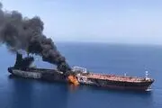 وقوع حادثه دریایی برای یک نفتکش نزدیک عمان