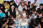 جشن تولد فرزندان شهدای مدافع حرم/ گزارش تصویری