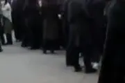 تجمع اعتراضی کارمندان وزارت کار/ فیلم