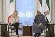 توافق محمد بن زاید با نخست وزیر ایتالیا