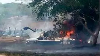 سقوط هواپیما در مکزیک

